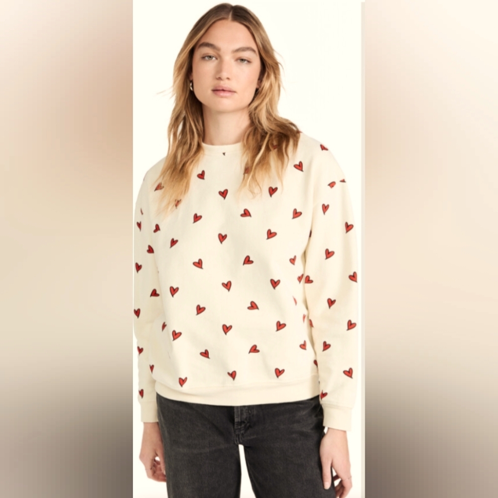 Kule The Oversized Heart Sweatshirt Medium